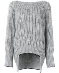 grauer Wollpullover von Nude