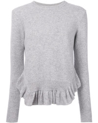 grauer Wollpullover von Nude