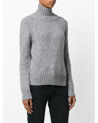 grauer Wollpullover von Dondup