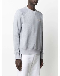 graues bedrucktes Fleece-Sweatshirt von Fay