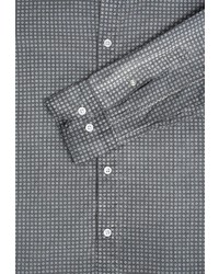 graues bedrucktes Langarmhemd von Signum