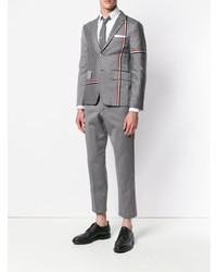 graues bedrucktes Sakko von Thom Browne