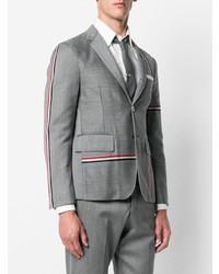 graues bedrucktes Sakko von Thom Browne