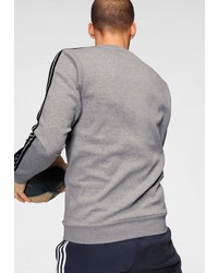 graues bedrucktes Sweatshirt von adidas