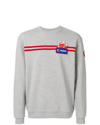 graues bedrucktes Sweatshirt von Au Jour Le Jour For Colmar