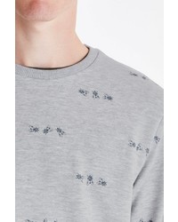 graues bedrucktes Sweatshirt von BLEND