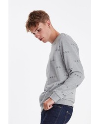 graues bedrucktes Sweatshirt von BLEND