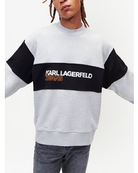 graues bedrucktes Sweatshirt von KARL LAGERFELD JEANS