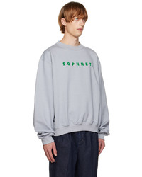 graues bedrucktes Sweatshirt von Sophnet.