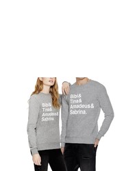 graues bedrucktes Sweatshirt von Bravado