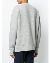 graues bedrucktes Sweatshirt von Moncler