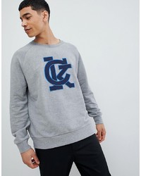 graues bedrucktes Sweatshirt von Calvin Klein