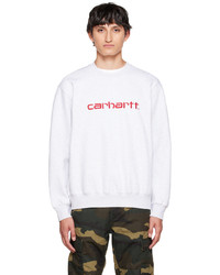 graues bedrucktes Sweatshirt von CARHARTT WORK IN PROGRESS