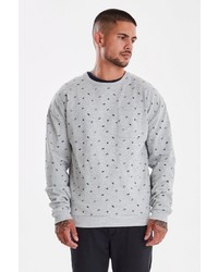 graues bedrucktes Sweatshirt von CASUAL FRIDAY