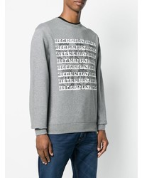 graues bedrucktes Sweatshirt von Billionaire