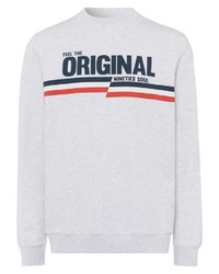 graues bedrucktes Sweatshirt von Cross Jeans