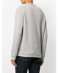 graues bedrucktes Sweatshirt von McQ Alexander McQueen