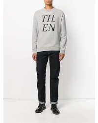 graues bedrucktes Sweatshirt von McQ Alexander McQueen