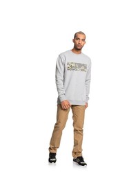 graues bedrucktes Sweatshirt von DC Shoes