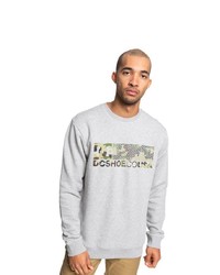 graues bedrucktes Sweatshirt von DC Shoes