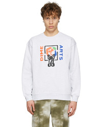 graues bedrucktes Sweatshirt von Dime