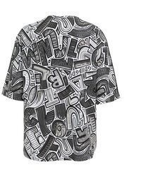 graues bedrucktes Sweatshirt von Doris Streich