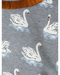 graues bedrucktes Sweatshirt von Stella McCartney
