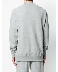 graues bedrucktes Sweatshirt von Aimé Leon Dore