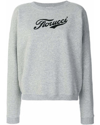 graues bedrucktes Sweatshirt von Fiorucci