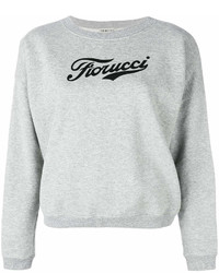 graues bedrucktes Sweatshirt von Fiorucci