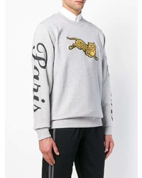 graues bedrucktes Sweatshirt von Kenzo