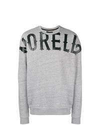 graues bedrucktes Sweatshirt von Frankie Morello