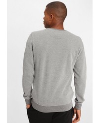 graues bedrucktes Sweatshirt von Funky Buddha