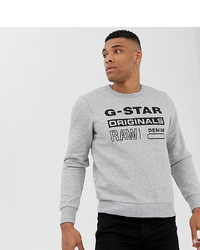 graues bedrucktes Sweatshirt von G Star