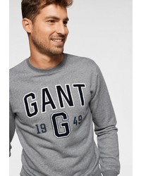 graues bedrucktes Sweatshirt von Gant