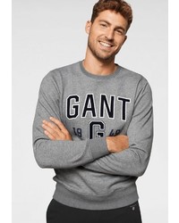 graues bedrucktes Sweatshirt von Gant