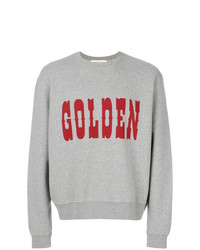 graues bedrucktes Sweatshirt von Golden Goose Deluxe Brand