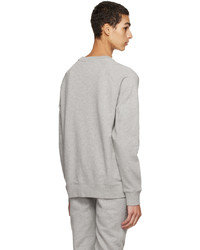 graues bedrucktes Sweatshirt von MAISON KITSUNÉ