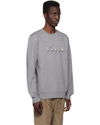 graues bedrucktes Sweatshirt von Ps By Paul Smith