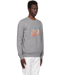 graues bedrucktes Sweatshirt von Ps By Paul Smith