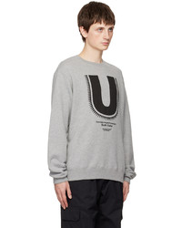 graues bedrucktes Sweatshirt von Undercover