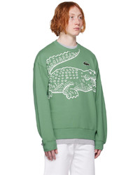 graues bedrucktes Sweatshirt von Lacoste