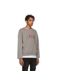 graues bedrucktes Sweatshirt von Amiri