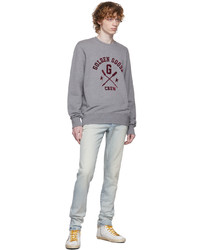 graues bedrucktes Sweatshirt von Golden Goose