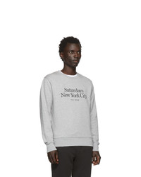 graues bedrucktes Sweatshirt von Saturdays Nyc