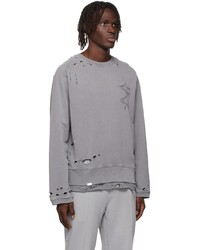 graues bedrucktes Sweatshirt von C2h4