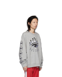 graues bedrucktes Sweatshirt von Kenzo