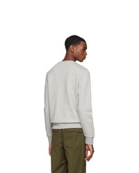 graues bedrucktes Sweatshirt von Moncler