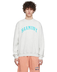 graues bedrucktes Sweatshirt von Harmony