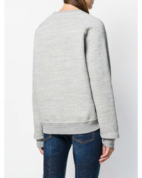 graues bedrucktes Sweatshirt von Dsquared2